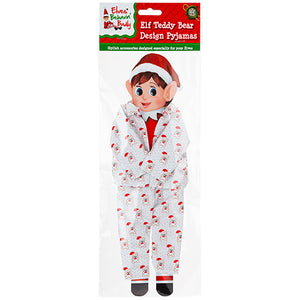 Elves Behavin' Badly Bear Print PJs