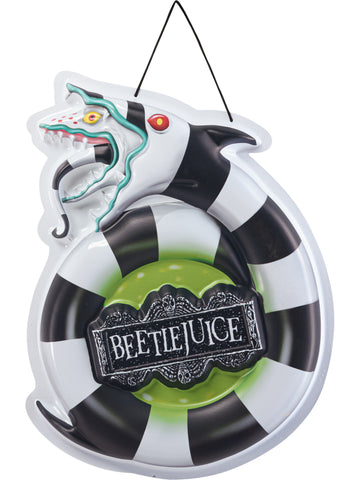 Beetlejuice Sandworm Plastic Wreath