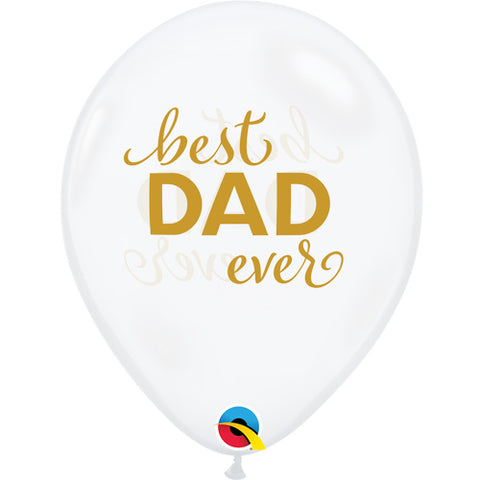 Best Dad Ever Latex Balloons