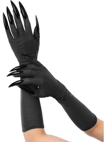 Cat Gloves with Black Nails