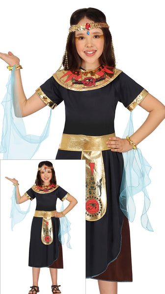 Child's Black & Gold Egyptian Costume