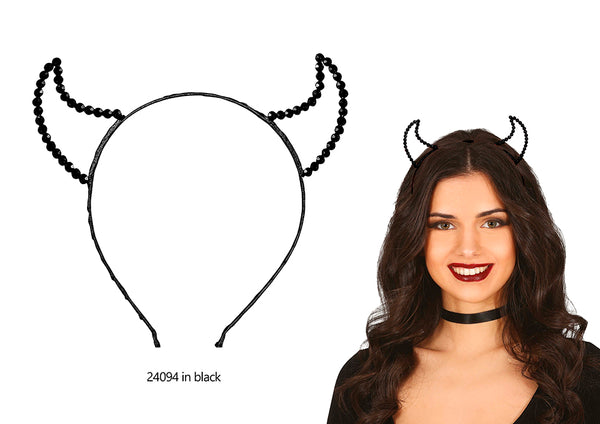 Black Jewelled Devil Horns