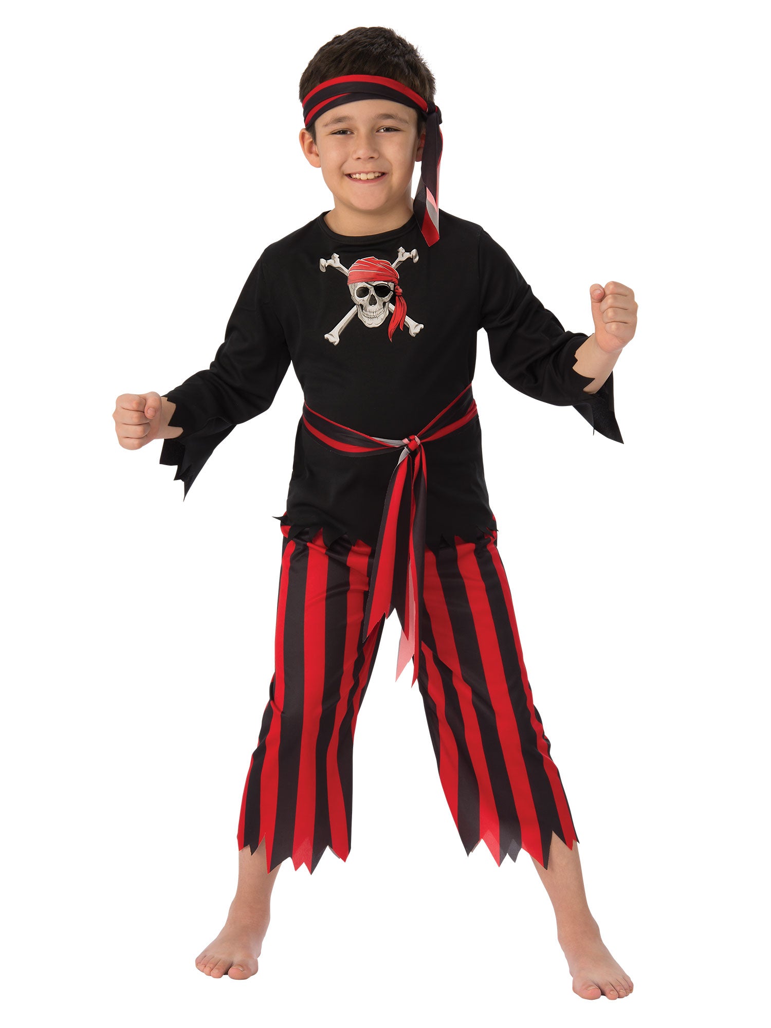 Black Pirate Boy Costume