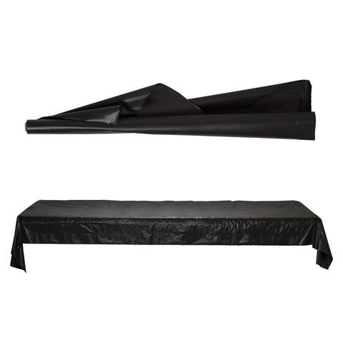 Black Plastic Table Roll