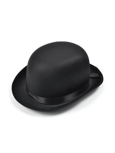 Satin Bowler Hat