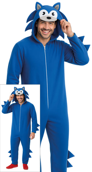 Adult's Blue Hedgehog Costume