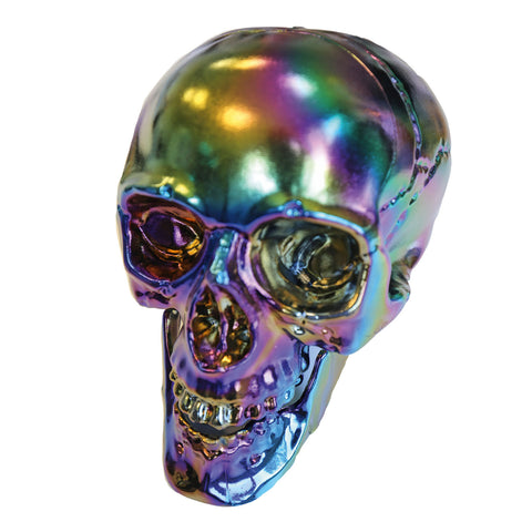 Boneshine Iridescent Plastic Skull