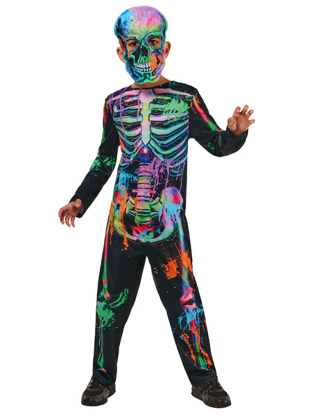 Child's Bonesky Graffiti Skeleton Costume