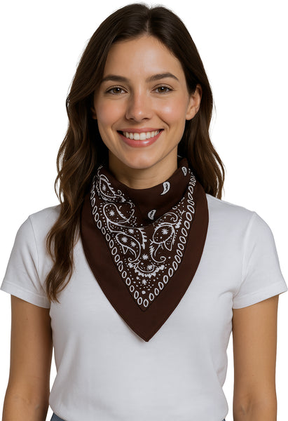 Brown Cowboy Bandana