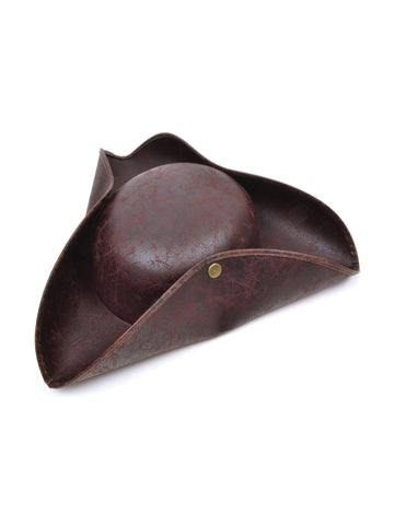 Brown Ancient Look Tricorn Hat
