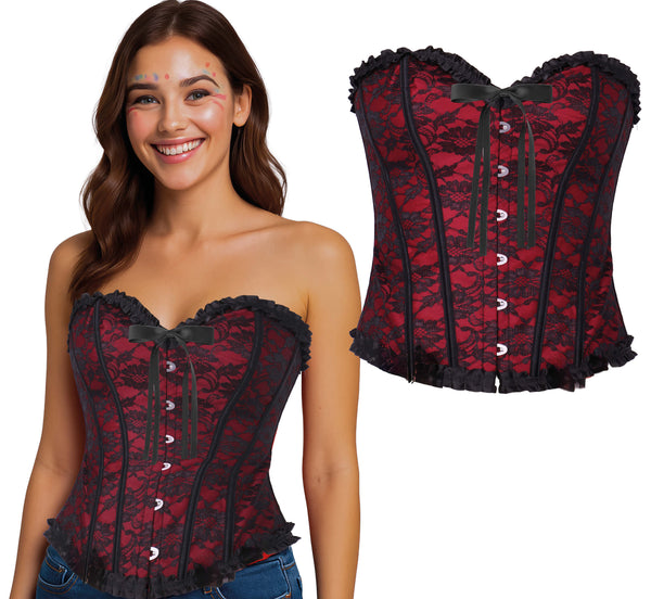 Burgundy Corset