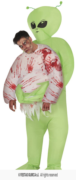 Carrying Inflatable Alien Costume