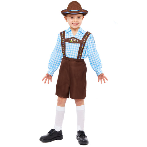 Child's Bavarian Lederhosen Costume