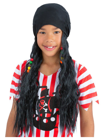 Child's Pirate Bandana and Wig