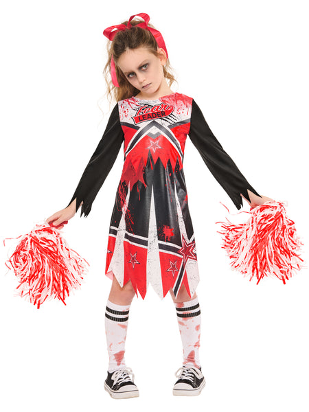 Kid's Zombie Cheerleader Costume
