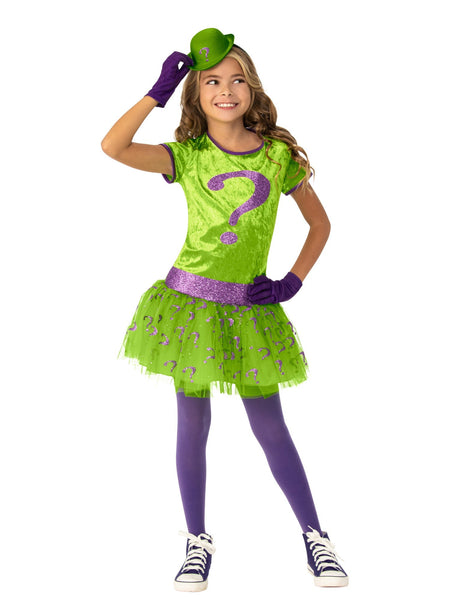 The Riddler Child's Dress Costume