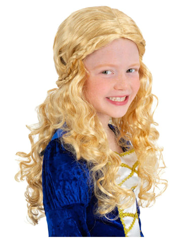 Child's Medieval Princess Wig