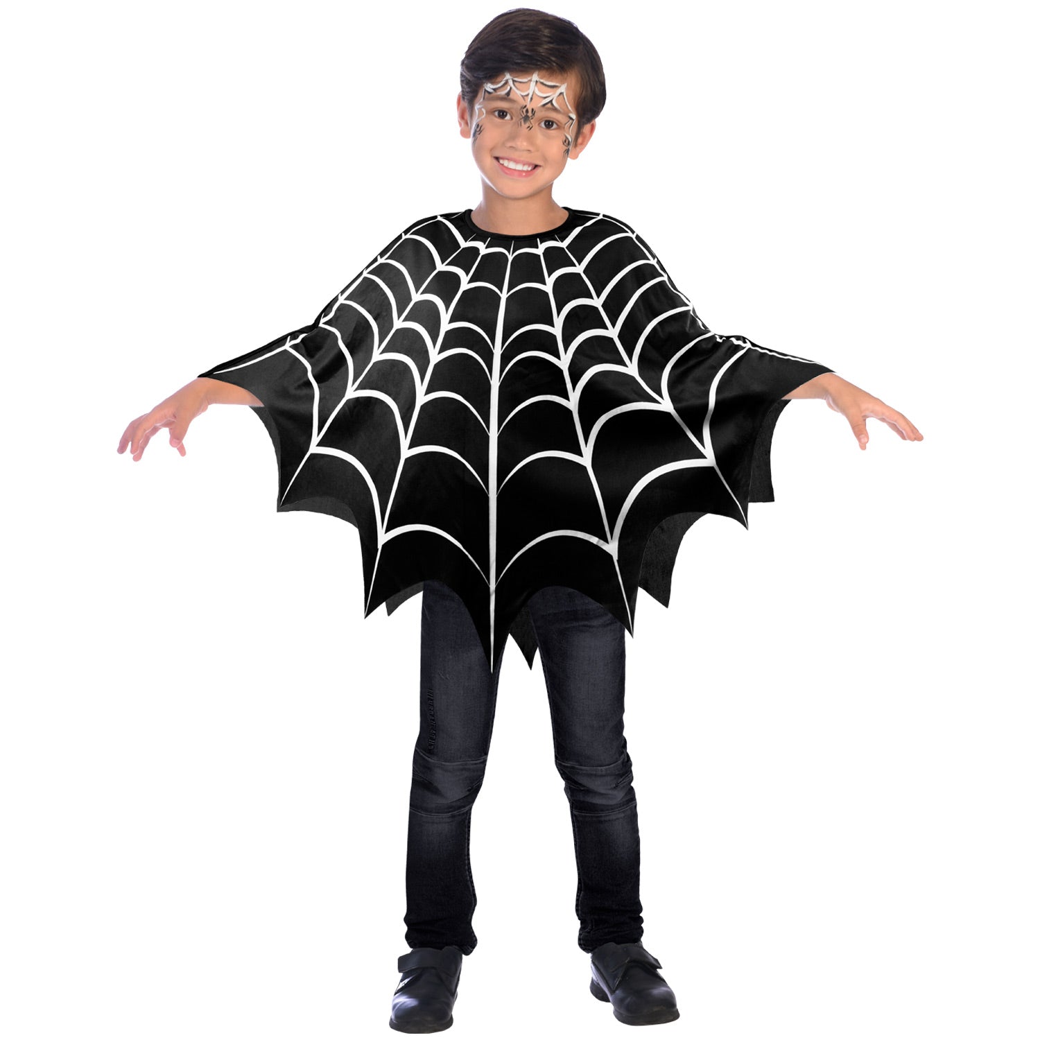 Child's Spiderweb Poncho