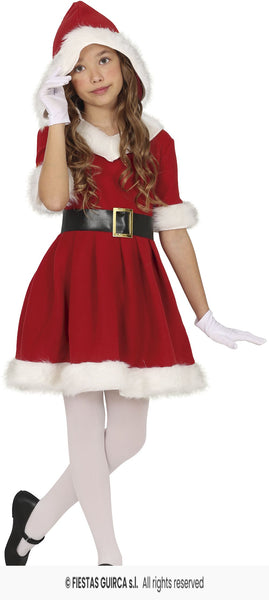 Child's Chic Miss Santa Costume