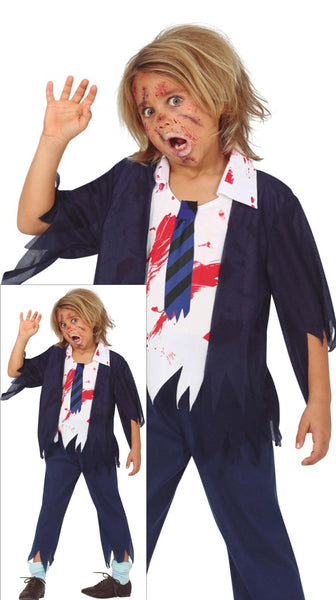 Child's High Schooler Zombie Costume