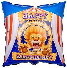 18 Inch Circus Happy Birthday Foil Balloon