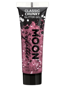 Moon Glitter Classic Pink Chunky Glitter Gel