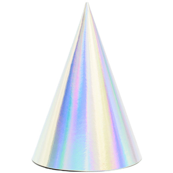 Iridescent Party Hats (6pk)