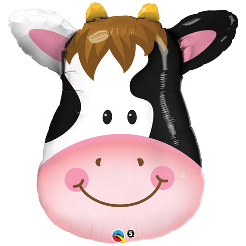 32 Inch Contented Cow Supershape Foil Balloon