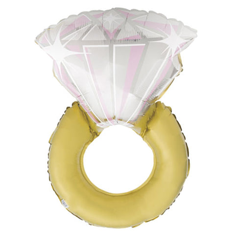 32 Inch Diamond Ring Supershape Foil Balloon