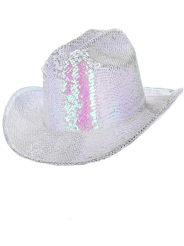 Fever Deluxe Iridescent Sequin Cowgirl Hat