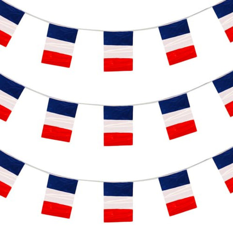 Fabric French Flag Bunting 6m