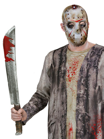 Friday The 13th Jason Voorhees Machete & Mask Kit