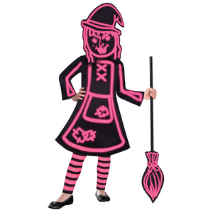 Child's Glow-in-the-Dark Stick Witch Costume