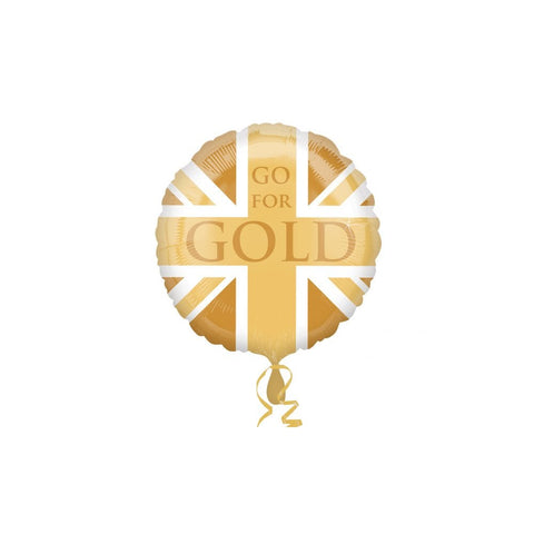 Go For Gold Union Jack Foil Balloon