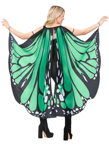 Green Fabric Butterfly Wings