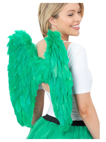 Green Feather Wings