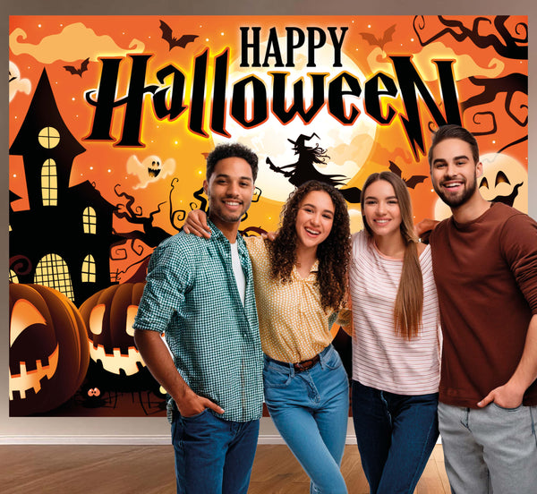 Happy Halloween Backdrop
