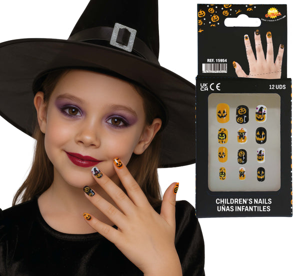 Children's Halloween False Nails