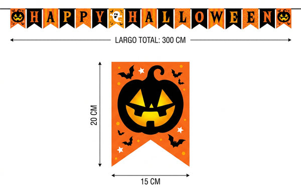 Happy Halloween Paper Garland Decoration