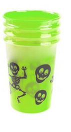 Bright Halloween Cups (4pk)