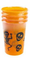 Bright Halloween Cups (4pk)