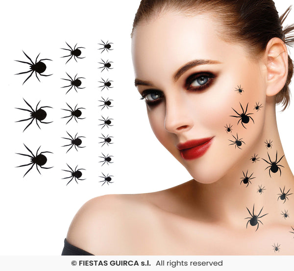 Halloween Spider Temporary Tattoo Transfers