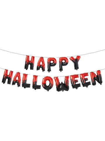 Happy Halloween Air-filled Balloon Banner