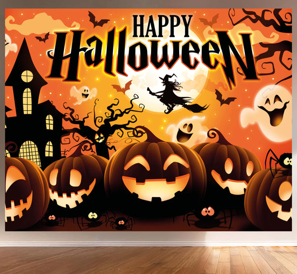 Happy Halloween Backdrop