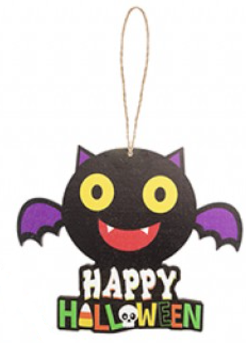 Cute Happy Halloween Hanging Signs