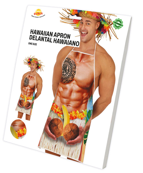 Hawaiian Hunk Funny Apron