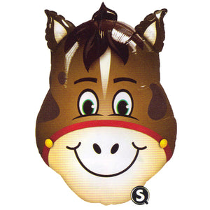 32 Inch Hilarious Horse Supershape Foil Balloon