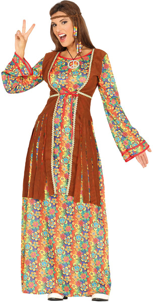 60s Hippie Lady Maxi Costume