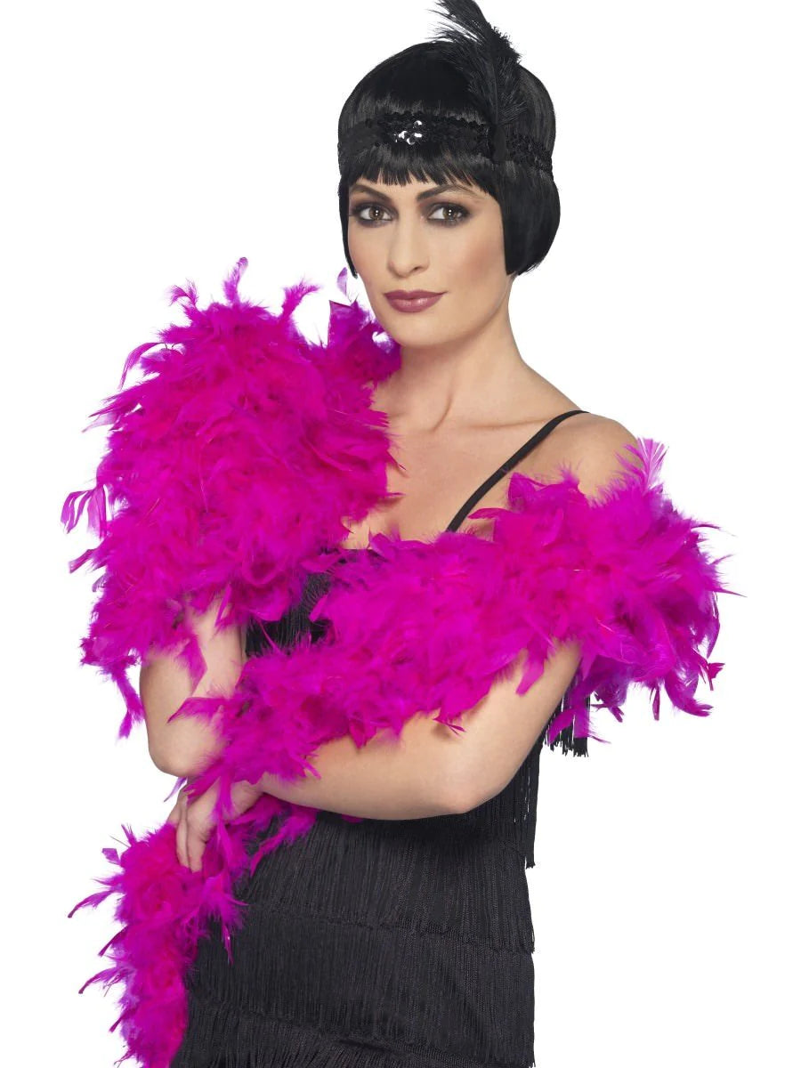 Deluxe Hot Pink Feather Boa