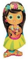 34 Inch Hula Girl Supershape Foil Balloon